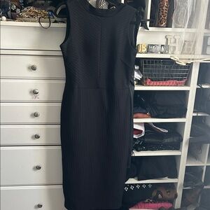 H&M Black Midi Dress